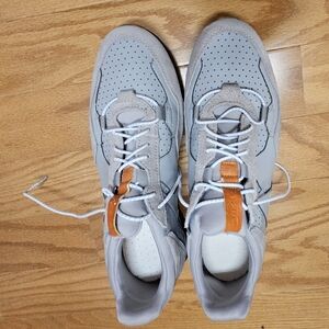 Diesel Gray and Orange Sneakers for Active Lifestyle